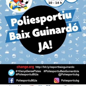 L’Hoquei Claret participa a la reivindicació del poliesportiu